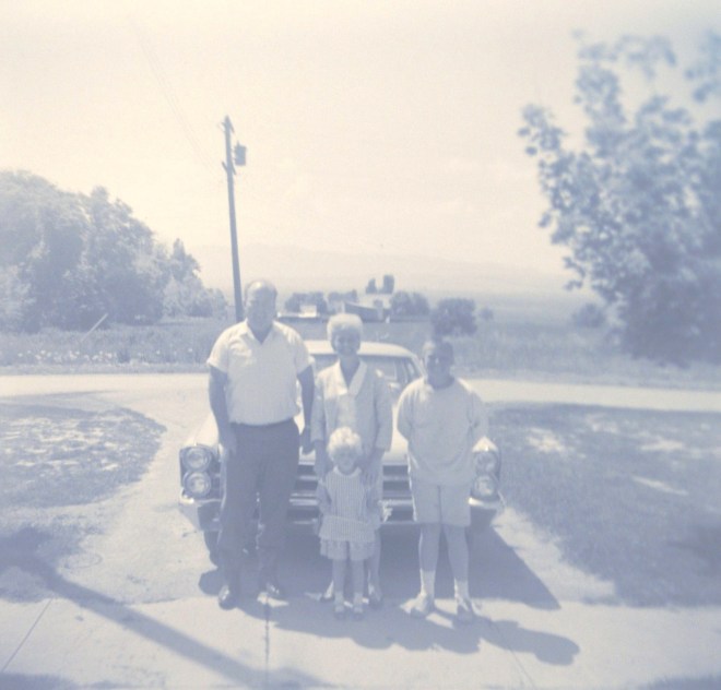 Bert, Sergene with Jackie Jonas in front, and Andy Sorenson about 1964