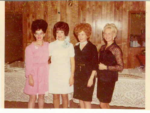 June, Millie, Colleen, Sergene mid 1960's
