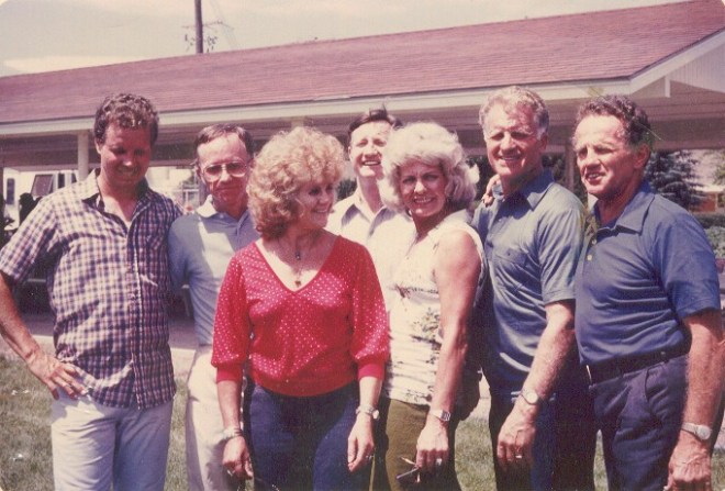 80's reunion, Larry, Dale, Colleen, Ross, Sergene, Donald, Golden