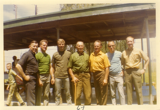 1960s Reunion: William, Donald, Larry, Bill, Golden, Dale, Ross