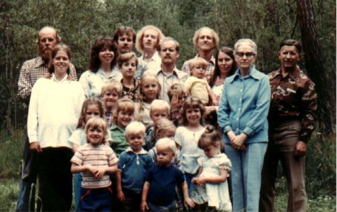 Bill and Edith Family 1981